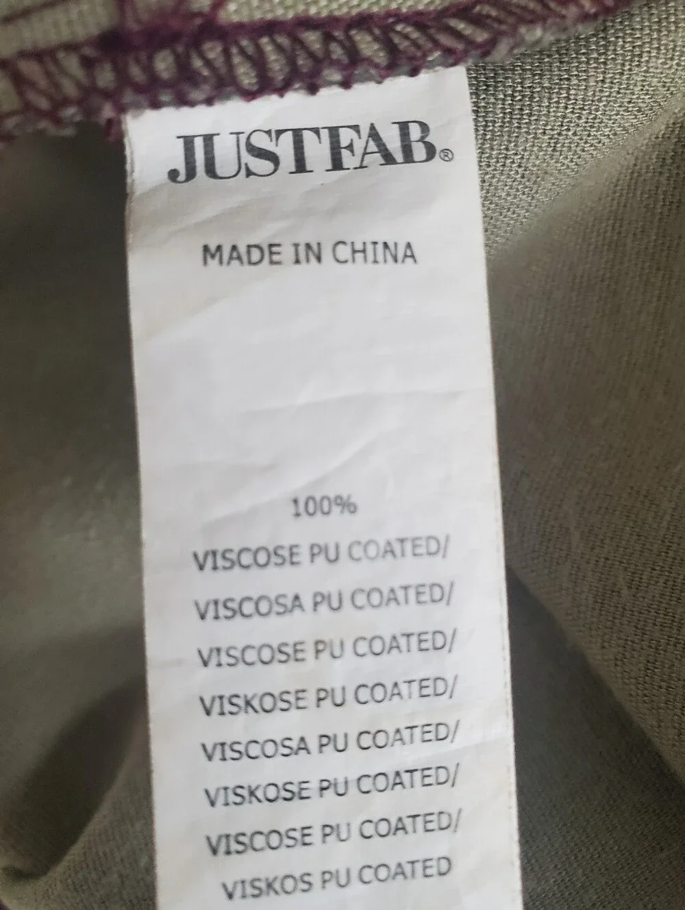 JustFab plum purple